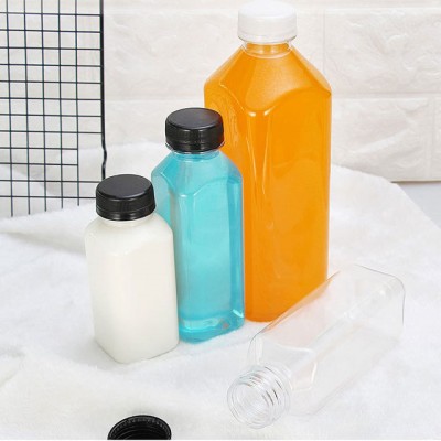 Disposable high quality 10oz 16oz 32oz water plastic bottle PET beverage container plastic fruit juice bottle